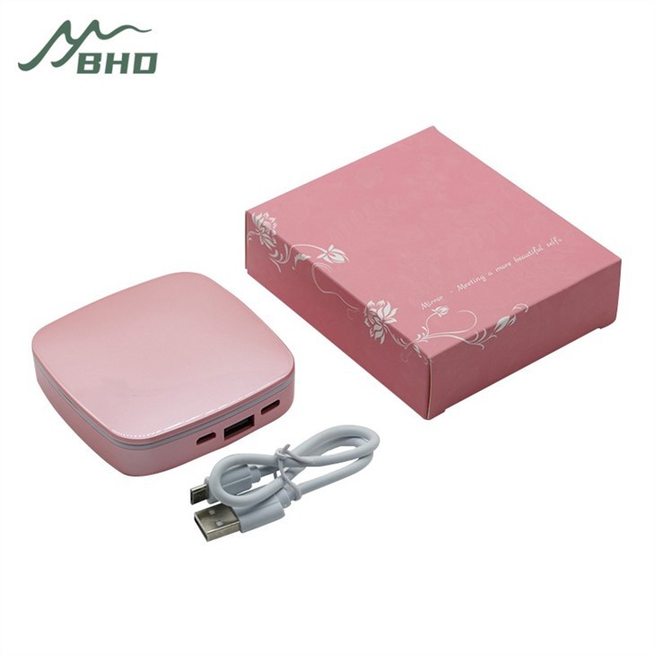 Led Folding Cosmetic Mirror Power Bank